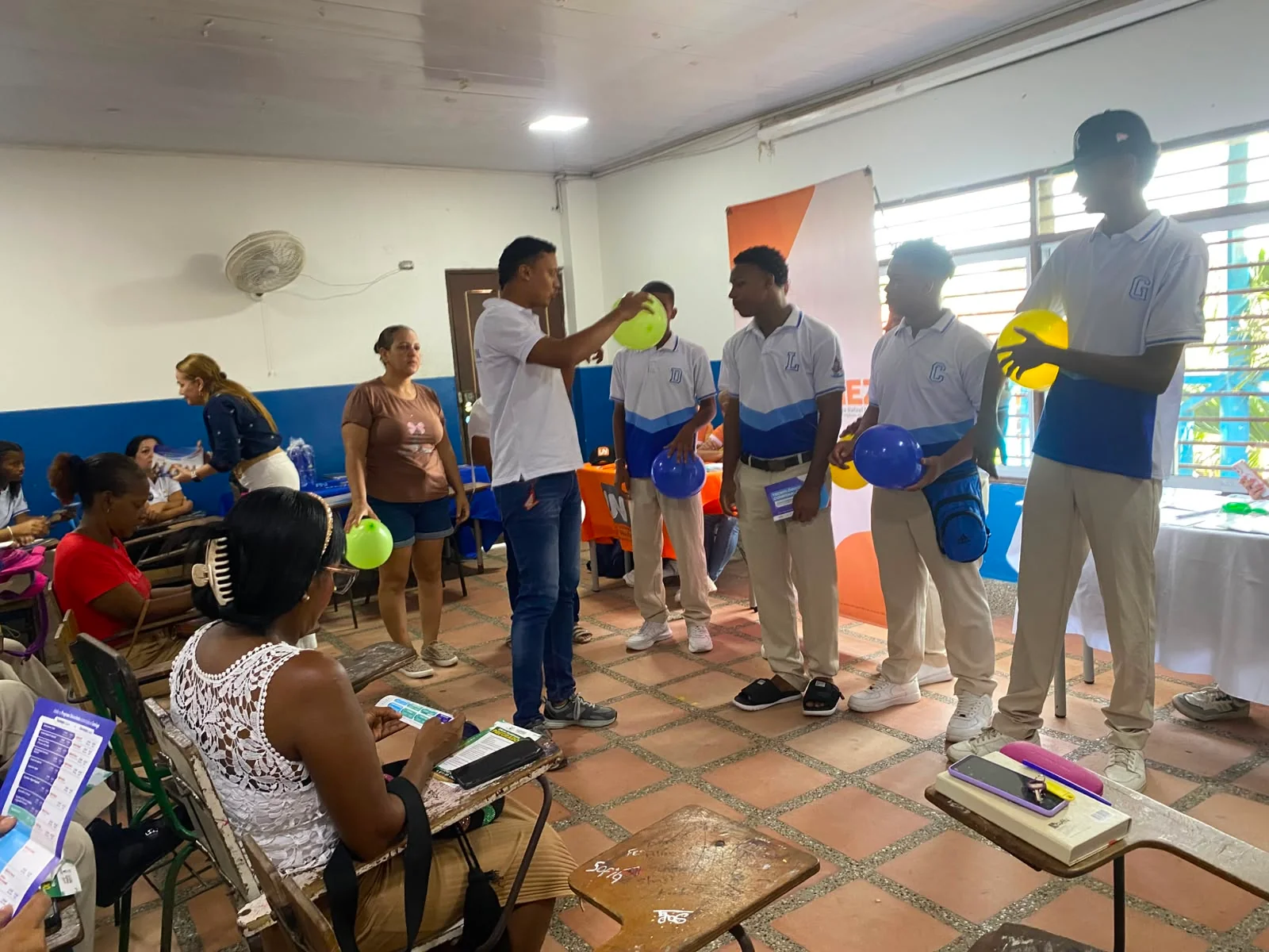 Feria universitaria para estudiantes de grado 11 del colegio La Boquilla